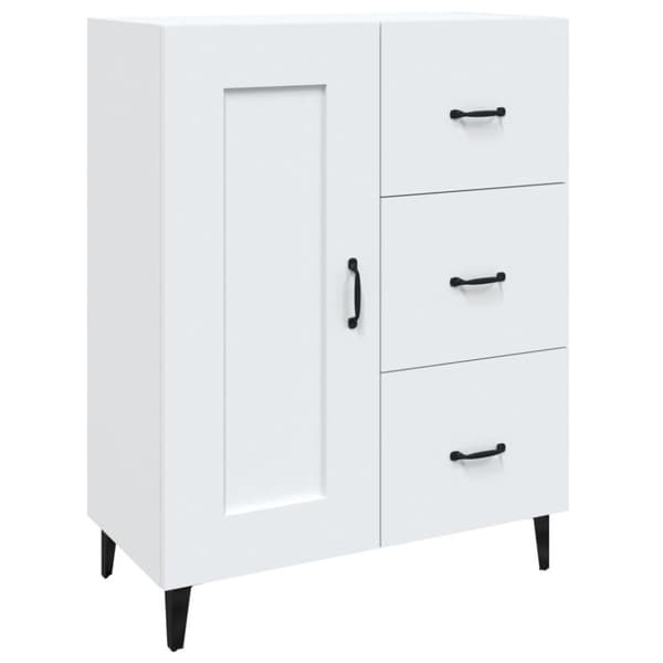 vidaXL Skåp vit 69,5x34x90 cm konstruerat trä