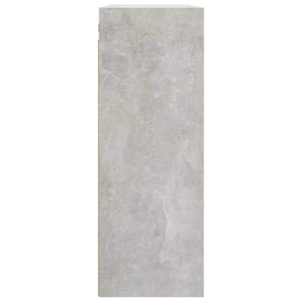 vidaXL Väggskåp betonggrå 69,5x32,5x90 cm