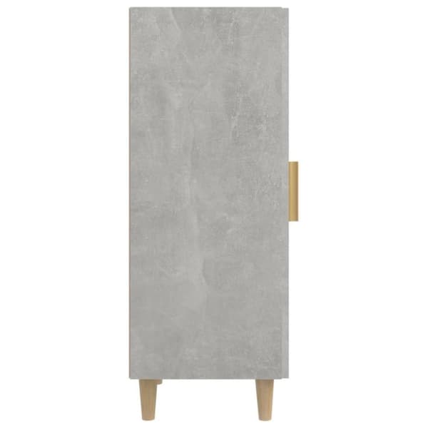 vidaXL Skjenk betonggrå 34,5x34x90 cm konstruert tre