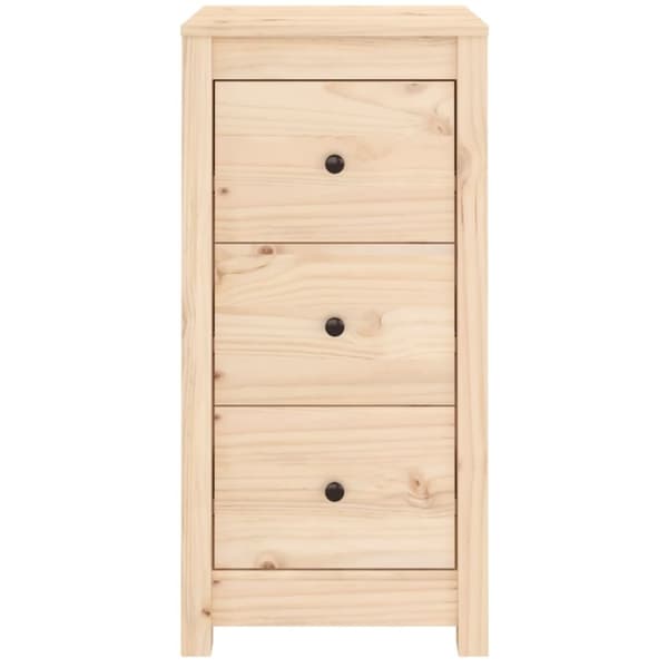 vidaXL Skåp 40x35x80 cm massiv furu