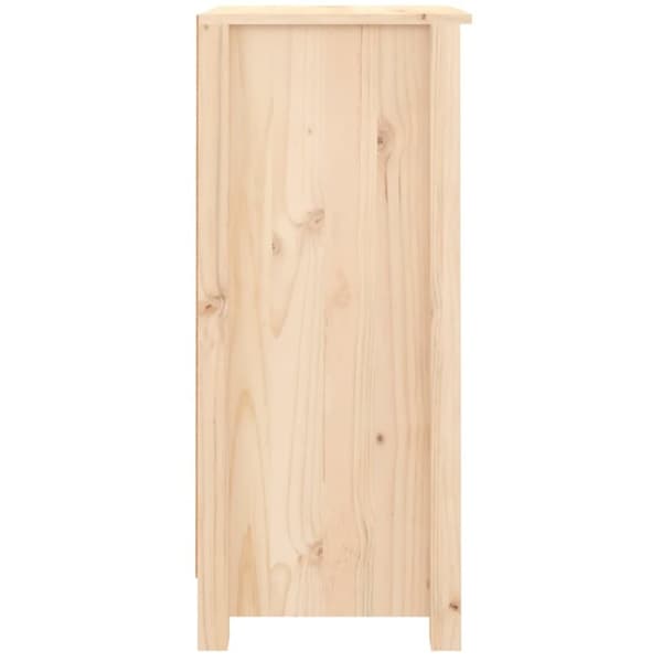 vidaXL Skåp 40x35x80 cm massiv furu