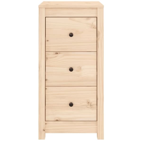 vidaXL Skjenker 2 stk 40x35x80 cm heltre furu