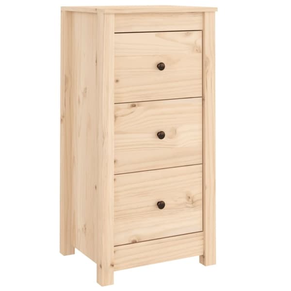 vidaXL Skjenker 2 stk 40x35x80 cm heltre furu