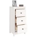Miniatyrbilde 4 av 10: vidaXL Skjenk hvit 40x35x80 cm heltre furu