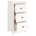 Miniatyrbilde 7 av 10: vidaXL Skjenk hvit 40x35x80 cm heltre furu