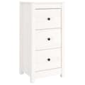 Miniatyrbilde 2 av 10: vidaXL Skjenk hvit 40x35x80 cm heltre furu