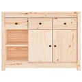 Miniatyrbilde 6 av 11: vidaXL Skjenk 100x35x74 cm heltre furu