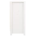 Miniatyrbilde 6 av 11: vidaXL Skjenk hvit 100x35x74,5 cm heltre furu