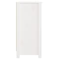 Miniatyrbilde 8 av 11: vidaXL Skjenk hvit 100x35x74 cm heltre furu