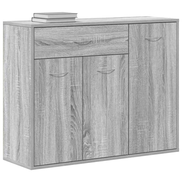 vidaXL Skänk grå sonoma 88x30x70 cm konstruerat trä