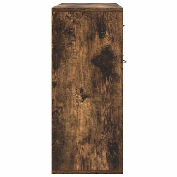 vidaXL Skjenk røkt eik 88x30x70 cm konstruert tre