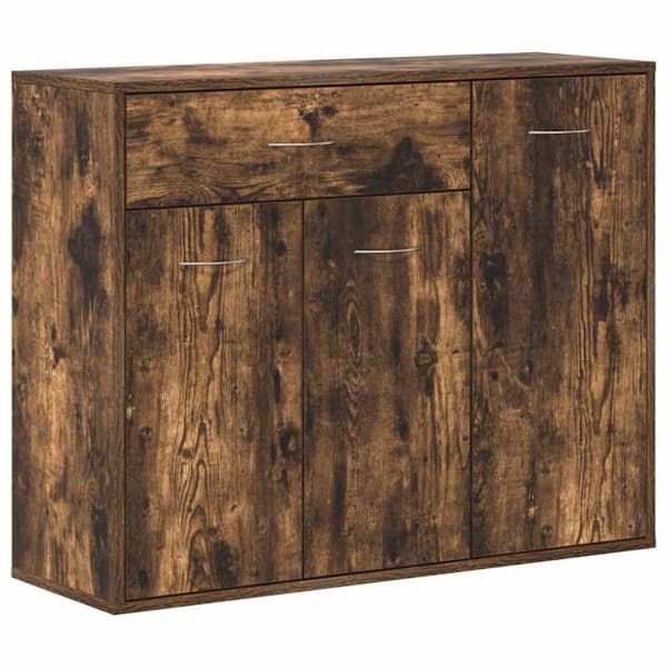 vidaXL Skjenk røkt eik 88x30x70 cm konstruert tre
