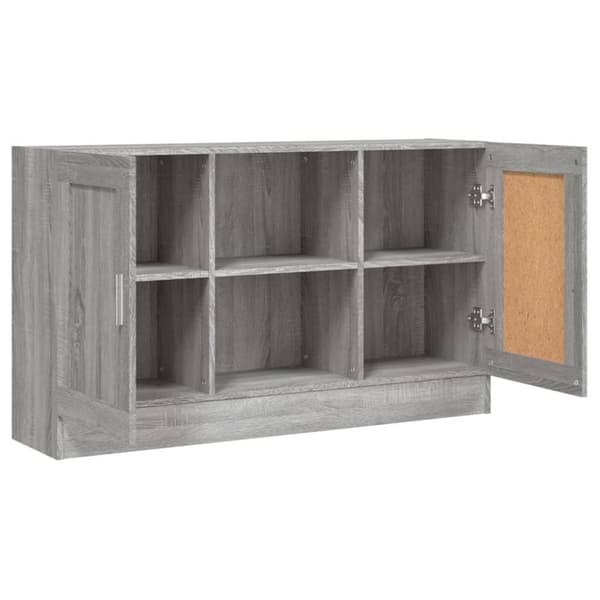 vidaXL Skjenk grå sonoma 120x30,5x70 cm konstruert tre