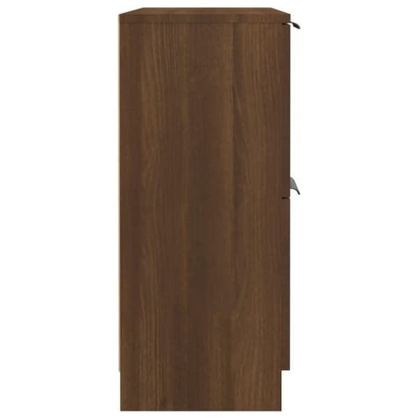 vidaXL Skjenk brun eik 60x30x70 cm konstruert tre