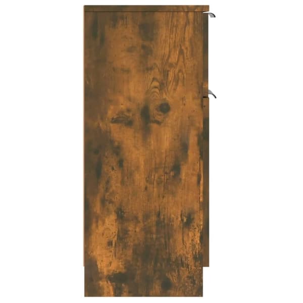 vidaXL Skjenker 2 stk røkt eik 30x30x70 cm konstruert tre