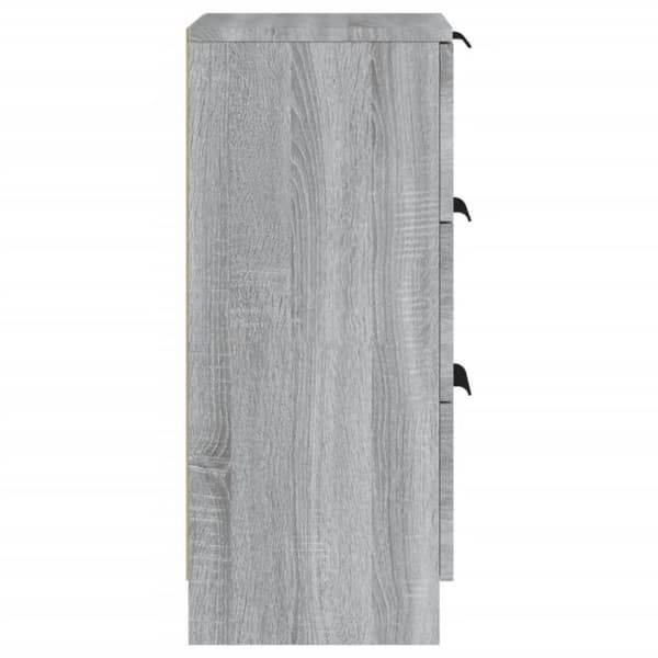 vidaXL Skjenk grå sonoma 30x30x70 cm konstruert tre