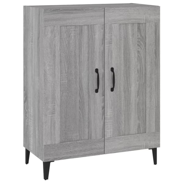 vidaXL Skjenk grå sonoma 69,5x34x90 cm konstruert tre