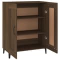 Miniatyrbilde 8 av 11: vidaXL Skjenk brun eik 69,5x34x90 cm konstruert tre