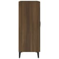Miniatyrbilde 9 av 11: vidaXL Skjenk brun eik 69,5x34x90 cm konstruert tre