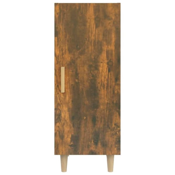 vidaXL Skjenk røkt eik 34,5x34x90 cm konstruert tre