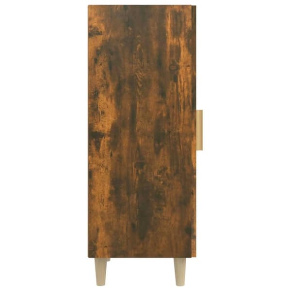 vidaXL Skjenk røkt eik 34,5x34x90 cm konstruert tre