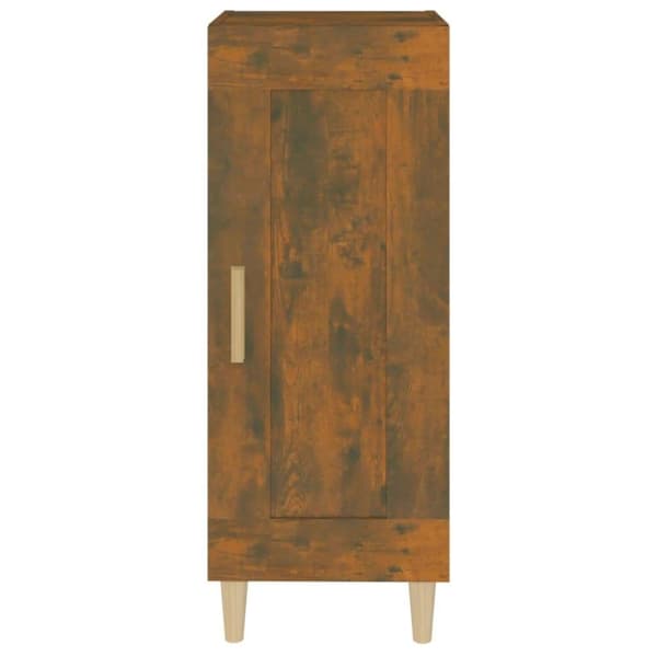 vidaXL Skjenk røkt eik 34,5x34x90 cm konstruert tre