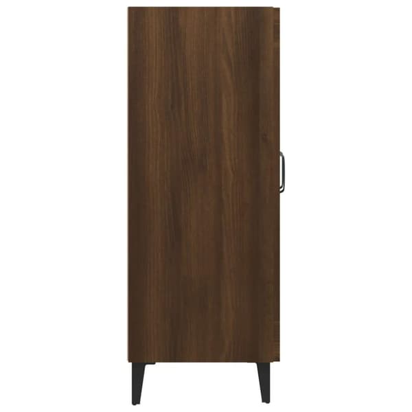 vidaXL Skjenk brun eik 69,5x34x90 cm konstruert tre