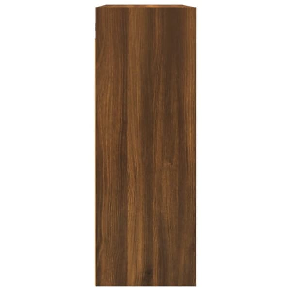 vidaXL Väggskåp brun ek 69,5x32,5x90 cm
