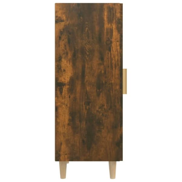 vidaXL Skjenk røkt eik 34,5x34x90 cm konstruert tre
