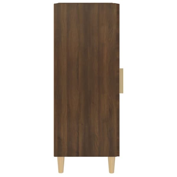 vidaXL Skänk brun ek 34,5x34x90 cm konstruerat trä