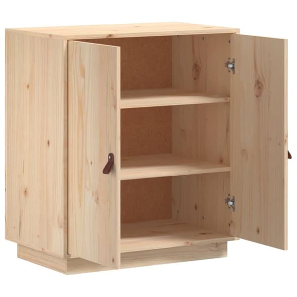 vidaXL Skjenk 65,5x40x75 cm heltre furu