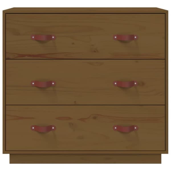 vidaXL Skjenk honningbrun 80x40x75 cm heltre furu