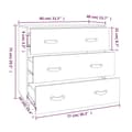 Miniatyrbilde 9 av 11: vidaXL Skjenk honningbrun 80x40x75 cm heltre furu