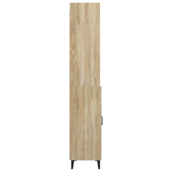 vidaXL Highboard sonoma eik konstruert tre