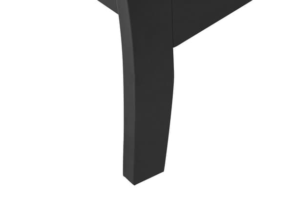 Kommode Svart Skjenk med 6 Skuffer 75 x 130 cm Stue Soverom Gang Oppbevaring Moderne fransk stil
