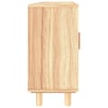 Pikkukuva 6 / 9: vidaXL Senkki ruskea 105x30x60 cm täysi mänty ja luonnonrottinki