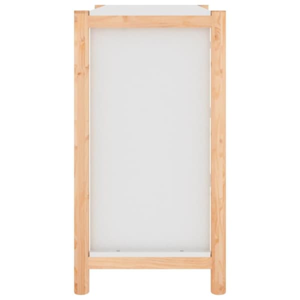 vidaXL Senkki valkoinen 62x38x70 cm tekninen puu