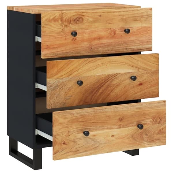vidaXL Skjenk 60x33x75 cm heltre akasie