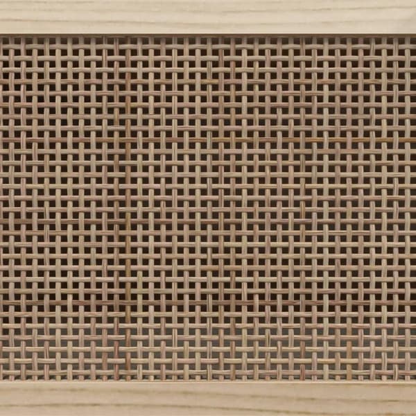 vidaXL Skjenk brun 60x30x70 cm heltre furu og naturrotting