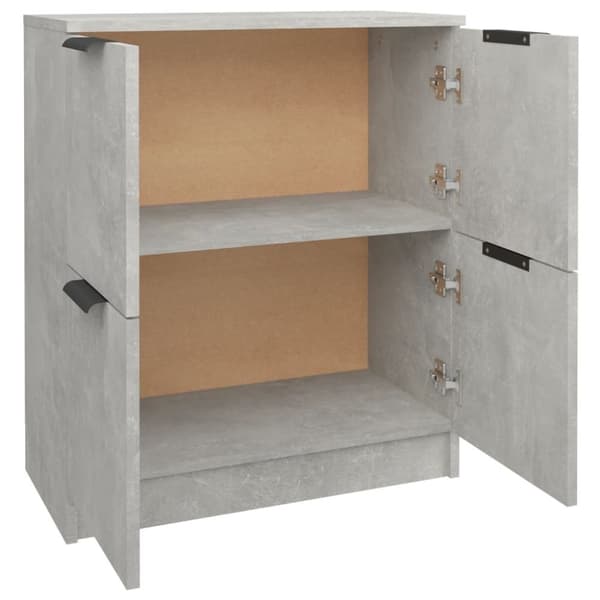 vidaXL Senkki betoninharmaa 60x30x70 cm tekninen puu