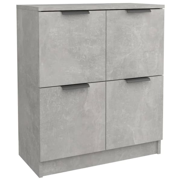 vidaXL Senkki betoninharmaa 60x30x70 cm tekninen puu