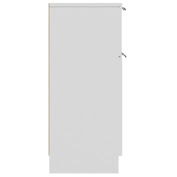 vidaXL skænk 30x30x70 cm konstrueret træ hvid