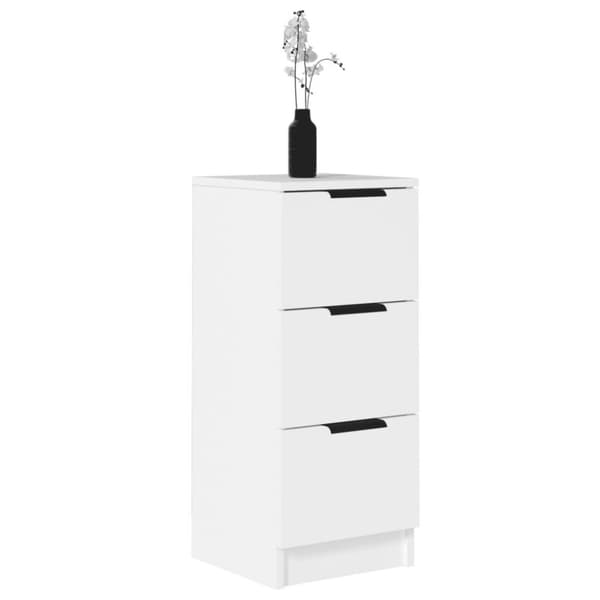 vidaXL skænk 30x30x70 cm konstrueret træ hvid