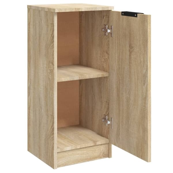 vidaXL skænke 2 stk. 30x30x70 cm konstrueret træ sonoma-eg