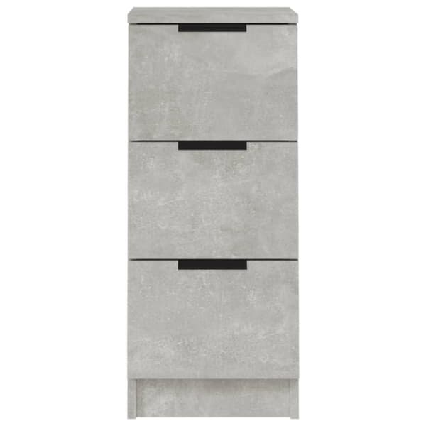 vidaXL Senkit 2 kpl betoninharmaa 30x30x70 cm tekninen puu