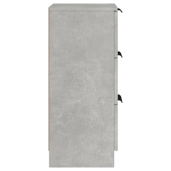 vidaXL Senkit 2 kpl betoninharmaa 30x30x70 cm tekninen puu