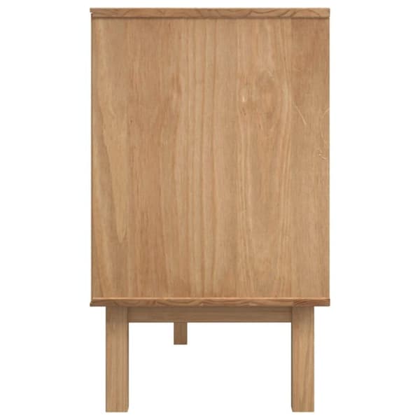 vidaXL Skjenk OTTA 114x43x73,5 cm heltre furu