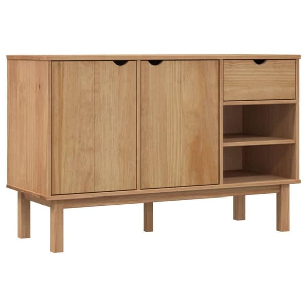 vidaXL Skjenk OTTA 114x43x73,5 cm heltre furu