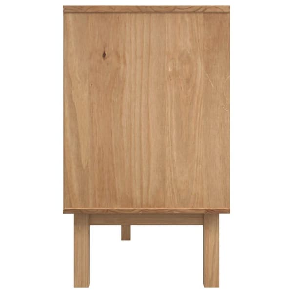 vidaXL Skjenk OTTA 114x43x73,5 cm heltre furu