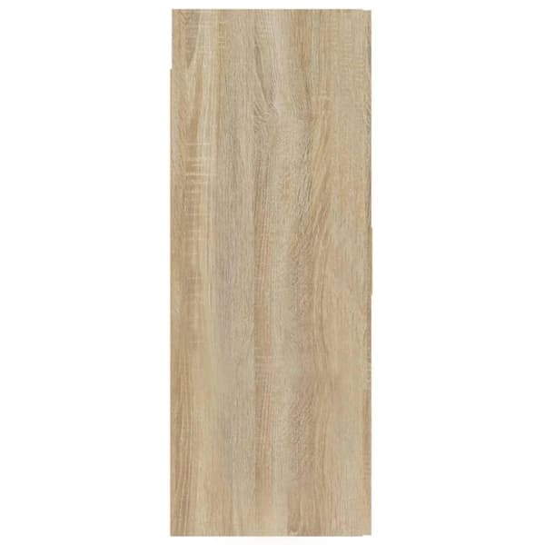 vidaXL Hengende veggskap sonoma eik 69,5x34x90 cm